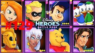 ГЕРОИ ДИСНЕЯ БОЕВОЙ РЕЖИМ  #129 видео игра мультик Disney Heroes Battle Mode СОСТАВЫ ОТ ПОДПИСЧИКОВ