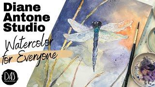 You’ll enjoy my gorgeous DRAGONFLY watercolor TUTORIAL (PLUS a FREE SKETCH for you to download!)
