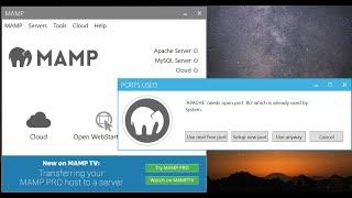 how to make free port 80 for mamp || fixing port 80 for mamp