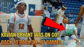 He's Averaging 35 PPG Kavian Bryant Palestine WestWood vs Tatum