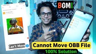 BGMI OBB File Not Moving/Copying | Can't Create Folder or Can't Move Problem in Android 11