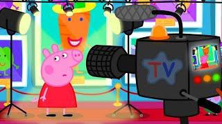 Peppa Pig See's How TV Is Made | Kids TV And Stories