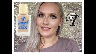 W7 LEGEND LASTING WEAR FOUNDATION  FIRST IMPRESSION AND REVIEW | SAMMY BLUNDERFIELD