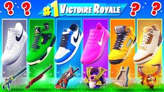 CHAUSSURE ALÉATOIRE CHALLENGE ! Défi FORTNITE Battle Royale