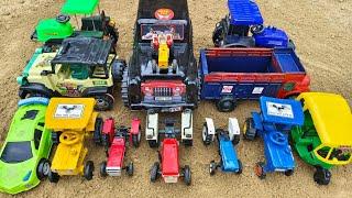 Wow बच्चों ! पानी वाले खड्डे से कितने सुन्दर सुंदर tractor मिले !! Krishna toy