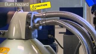 Instructions for opening the Alfa Laval S and P separators