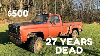 78 K10 Chevy Sitting 27 Years. Will It Run and Drive?