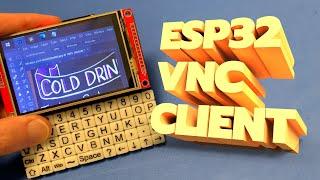 Control my PC from ESP32! (VNC Viewer)