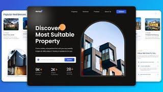 React Responsive Real Estate Website Tutorial Using ReactJs | React Projects for Beginners | Deploy