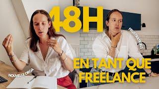 48H DANS MA VIE DE FREELANCE | NOUVELLE ORGANISATION, COURIR PARTOUT & FRUSTRATIONS