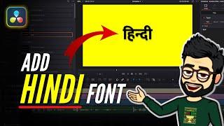 How to Add Hindi Fonts in Davinci Resolve 17 | Davinci Resolve 17 HINDI