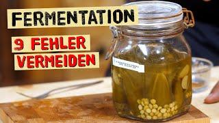 9 typische Fehler bei der Fermentation vermeiden + Extra Tipps vom Fermentationsprofi