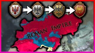 Prussia into Germany into Roman Empire. A true EU4 BEAUTY