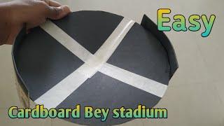 Cardboard Beyblade Stadium | How to make beyblade stadium at home with cardboard | GWP Creations