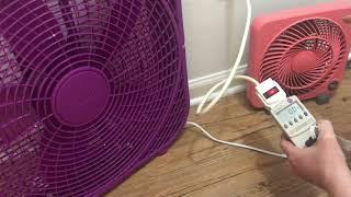 Measuring watts and amps for a regular and small box fan (electric usage)