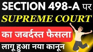 Section 498-A Misuse: Supreme Court Warns Wife For Filling False FIR Under Section 498A Of IPC