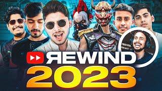 My Youtube Rewind  All Youtubers Reaction Of 2023  Garena Free Fire