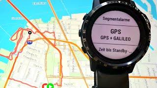 Garmin Fenix 6 - GPS Genauigkeit und Aufzeichnung optimieren