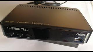 Decoder Digitale Terrestre HD DVB T2 i-CAN T860