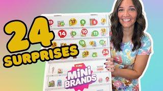 Opening a Mini Brands Advent Calendar | 24 Surprises inside | Learn through Play