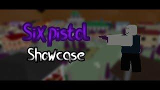 Six pistols showcase | Project jojo |Roblox