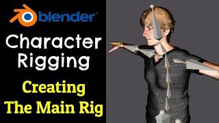 Blender 3.4 Character Rigging Tutorial 1 | Creating The Main Rig