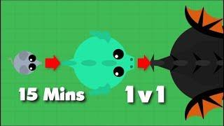 Mope.io - How to EVOLVE FAST + 1v1s from Dragon to Black Dragon