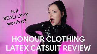 SHINY LATEX CATSUIT TRY ON HAUL