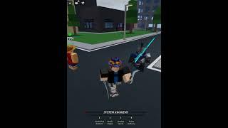 New sung Jin woo ARISE in realm rampage #roblox #tsb #thestongestbattlegrounds #memes