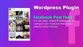How to add facebook feed to wordpress