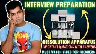 DISSOLUTION APPARATUS IMP INTERVIEW QUESTIONS WITH ANSWER I QC INTERVIEW PREPARATION I HINDI