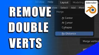 Remove Double and Overlapping Vertices in Blender (Merge by Distance) Micro Tip