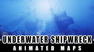 Underwater Shipwreck | Beneos Animated DnD Paper TTRP Battlemaps and Sceneries for Foundry VTT