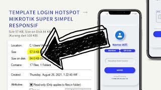 Template Login Hotspot Mikrotik Responsive GRATIS [ChatBot V1]