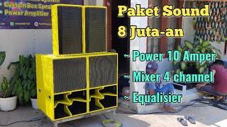 PAKET SOUND MINIMALIS KOMPLIT ACCESORIES HARGA CUMA 8 JUTA-AN SIAP TAHUN BARU-AN