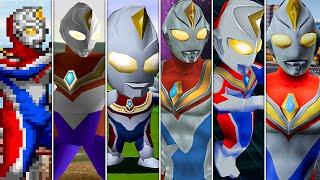 Evolution of Ultraman Dyna in Ultraman Games (1998 - 2022)