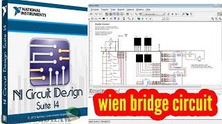 How to draw a Wien Bridge circuit using MULTISIM 14.1 || WIEN BRIDGE CIRCUIT || || Future knowledge