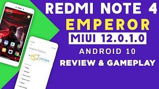 Emperor MIUI 12.0.1.0 Stable Edition For Redmi Note 4 | Android 10 | Emperor Customization | Review