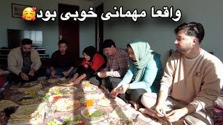 با فامیل مهمان خانه لطف الله جان و فخری صاحب شدیم 