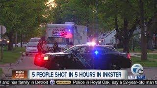 Five people shot in Inkster