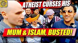 ATHEIST CUSES HIS MUM & ISLAM, HUMILIATED! Shamsi Speaker's corner