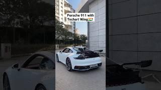 Porsche 911 With Techart Wing! #porsche911 #911 #techart #viral #shortsvideo #automobile