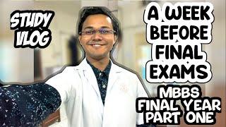 MBBS EXAM VLOG #1 | STUDY VS FUN