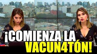 Alicia Retto comenta las ultimas noticias de la primera hora en atv+ noticias