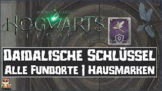 Alle Daidalischen Schlüssel in Hogwarts Legacy | alle Fundorte Daidalische Schlüssel & Hausmarken