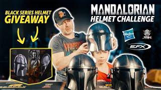 Who makes the best Mandalorian Helmet GIVEAWAY Star Wars efx vs hasbro black series helmet