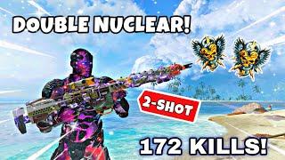 Most BROKEN GUN on BO4! INSANE 172 KILLS DOUBLE NUKE with the AUGER DMR! Black Ops 4