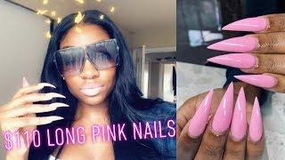 I SPENT $110 ON MY NAILS! COME WITH ME | NAIL VLOG