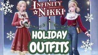 4 Stunning Holiday Outfit Ideas ️ in Infinity Nikki / Festive Looks You Need to Try! 