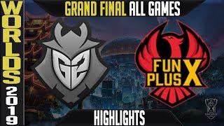 G2 vs FPX Highlights ALL GAMES | Worlds 2019 Grand-Final | G2 Esports vs FunPlus Phoenix